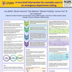 A very brief intervention for cannabis users in an emergency department setting