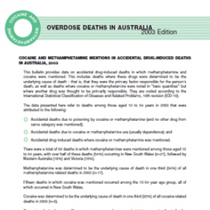 image - Cocaine And Meth Overdose Deaths In Australia 2003
