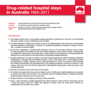 image - NIDIP Bulletin Drug Related Hospital Stays 1993 2011 Sqaure