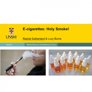 E-cigarettes: Holy smoke!
