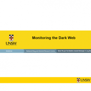 DNeT - Monitoring the dark web