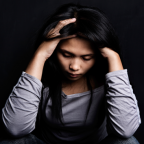 Image of a depressed woman