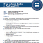 image - Drug Induced Deaths In Australia 2006