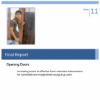 image - Opening Doors Final Report Cover Square